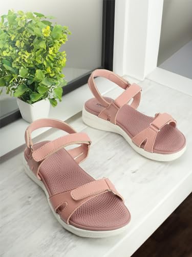 Image of Carlton London women's Multi-Strap Adjustable Comfort Sandals