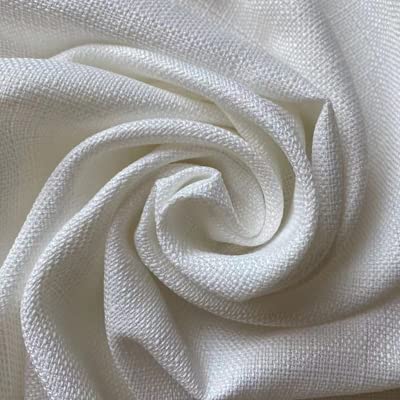 Mvchennl Rich Natural Linen Blend Curtains Soft Grommet 2 Panels Light Reducing Thick Drapes For Living Room/Bedroom/Office/Dining Room Window Treatment (White, 59" Wx102 L) #TOP3