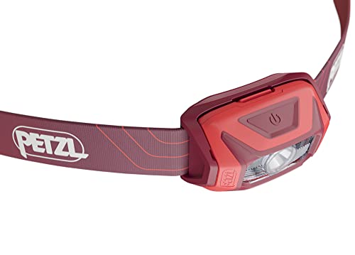 PETZL-TIKKINA-Headlamp-Compact-Easy-to-Use-300-Lumen-Headlamp-Designed-for-Hiking-Climbing-Running-and-Camping-Red