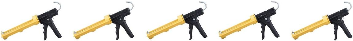 Dripless 10oz Industrial Ergonomic Composite Caulk Gun (5-(Pack))