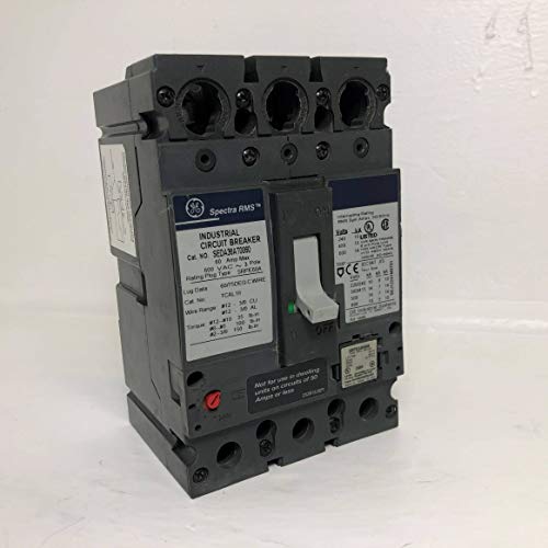 SEDA36AT0060 GENERAL ELECTRIC 600 VAC 60 Amp 3 Pole CIRCUIT BREAKER