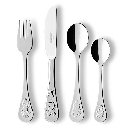 Villeroy & Boch Piemont Kinderbesteck 4tlg. Spülmaschinenfest 18/10 Edelstahl