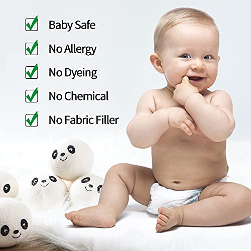 Mahonestfelt Wool Dryer Balls - Natural Fabric Softener thumb #2