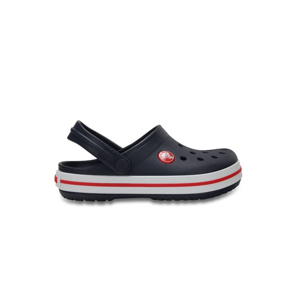 Crocs Crocband Clog K, Zoccoli Unisex Niños, 30/31 EU, Navy/Red