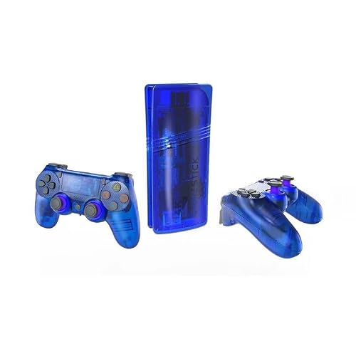 GS5mini Portable Gaming Console with Built-in PSP, PS1 Emulators, 64GB Memory, 20,000+ Games, 4K TV Output, 2.4GHz Wireless Game Stick