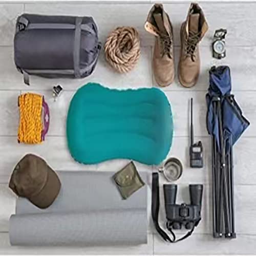 2Pcs Camping Pillow Inflatable Pillow Camping Pillows For Sleeping Beach Pillow Inflatable Neck Pillow, Manual Pressure,Compressible, Ergonomic Inflating Pillows For Neck Lumbar Support, Hiking #TOP1