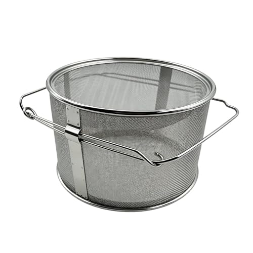 Double Sieve Honey Strainer - Stainless Steel Fine Mesh Filter, Professional Honey Harvesting Equipment with Adjustable Extendable Arms, 1 Set, for Beekeepers, Kitchen Food, Cooking, Butter, Hive