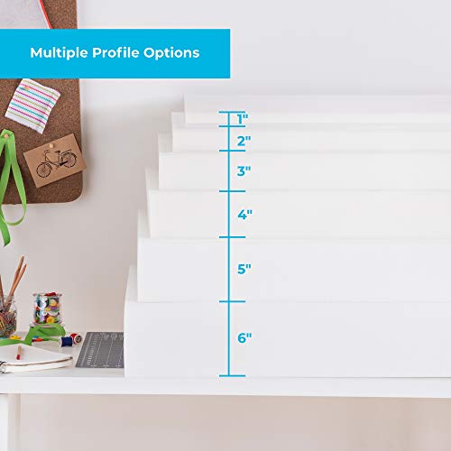 image for Linenspa High Density Cushion Craft Foam - Perfect for Chairs, Sof