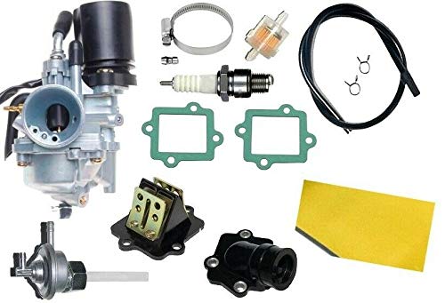 UNTIMERO CARBURATEUR Robinet D'ESSENCE Membrane KIT Compatible with KEEWAY F-ACT 50 2T Cover