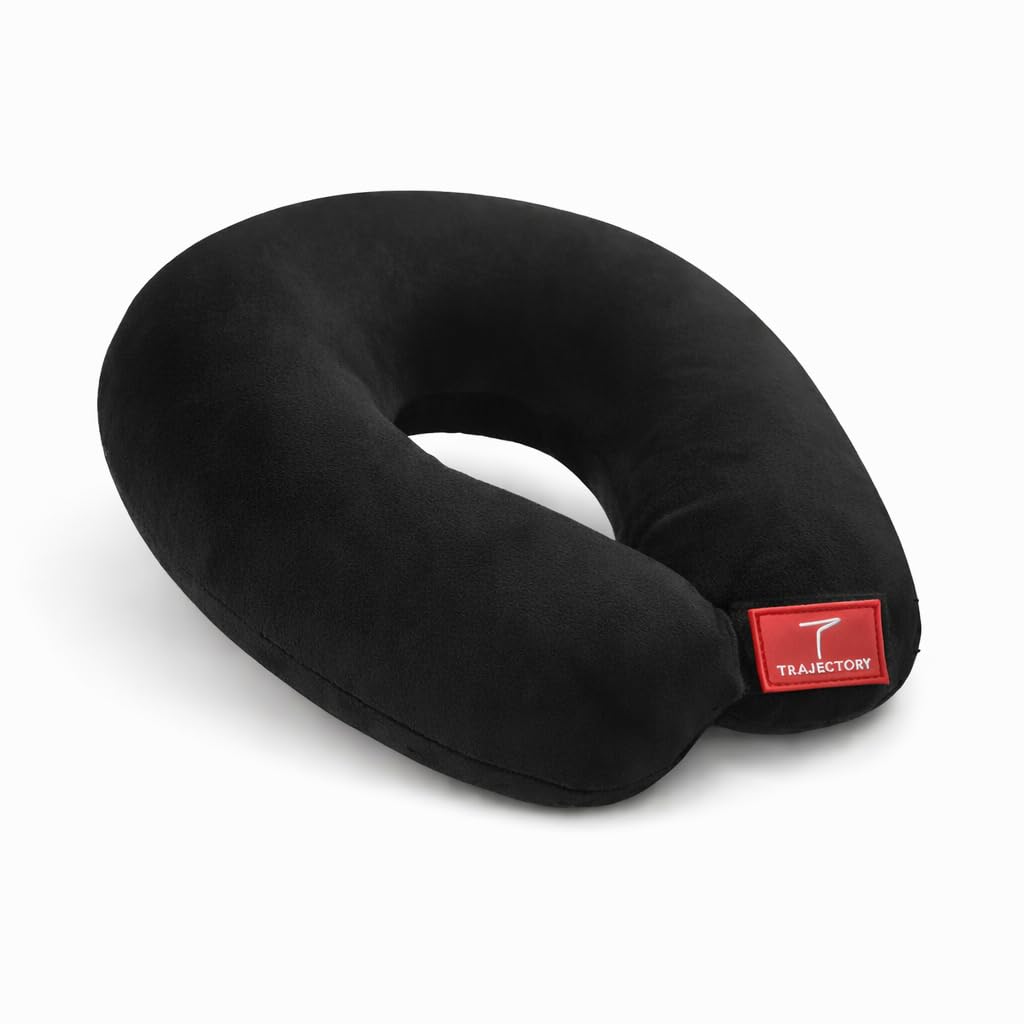 Trajectory Travel Neck Pillow Black - Image 1