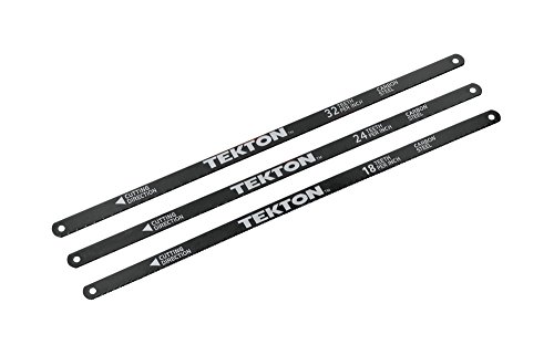 TEKTON 6825 12 in. Hacksaw Blade Set, 6-Piece