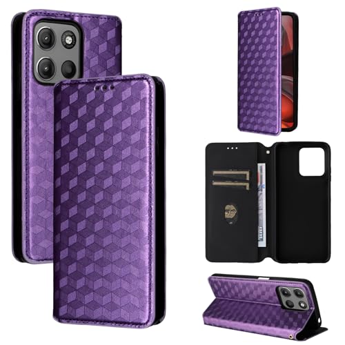 �Ή��@�� for OnePlus Turbo 6 / Turbo 6V 5G �t���b�v���X�^���h �}�O�l�b�g�J�� �E�H���b�g�^�P�[�X Purple