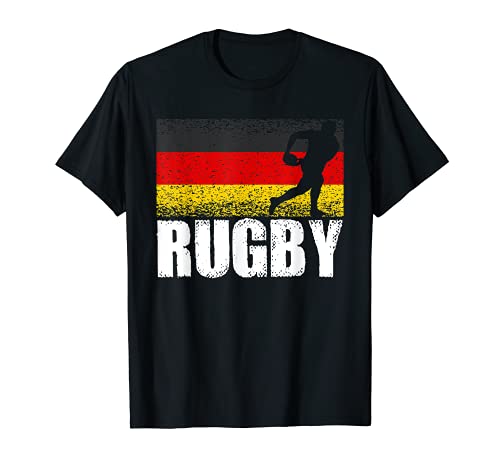 Rugby Sport, Deutschland Flagge, Deutscher Rugby Spieler T-Shirt