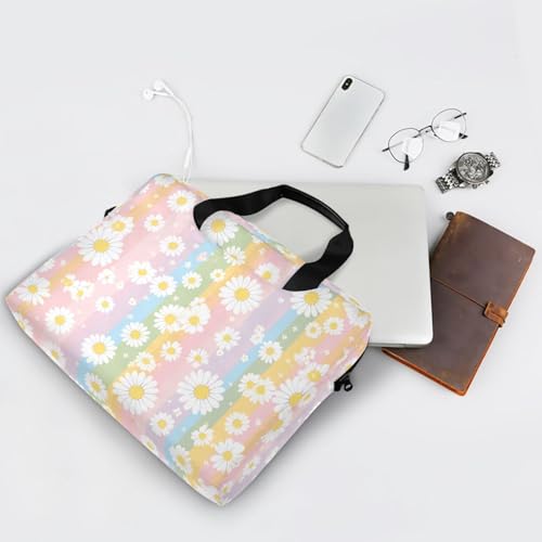 Funda para Laptop 15.6" con Asa y Correa Blanca miniatura 7