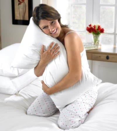 Pair of Superbounce Hollowfibre Super King Size 20" x 36" Pillows