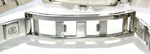 Oskar Emil Gents Rodez Steel 7 Diamond Chronograph Watch with Grey Dial