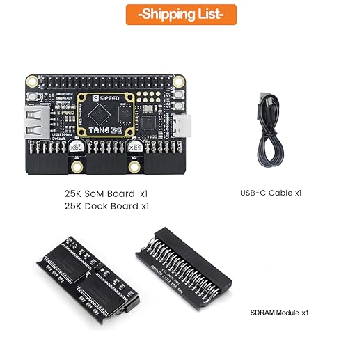 Image of Sipeed Tang Primer 25K GW5A FPGA Development Board, 64Mbits Linux RISCV Single Board Computer, with MIPI 2.5Gbps Ethernet PMOD Port for FPGA Education, Support SDRAM HDMI Camera Module (SDRAM Bundle)
