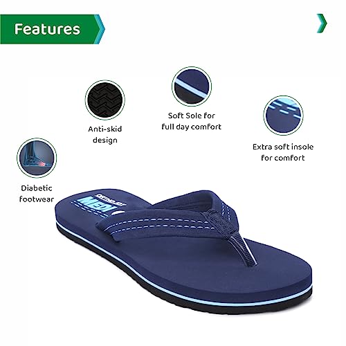 Image of ORTHO JOY Extra soft women's orthopaedic comfort fit slippers for women's daily use