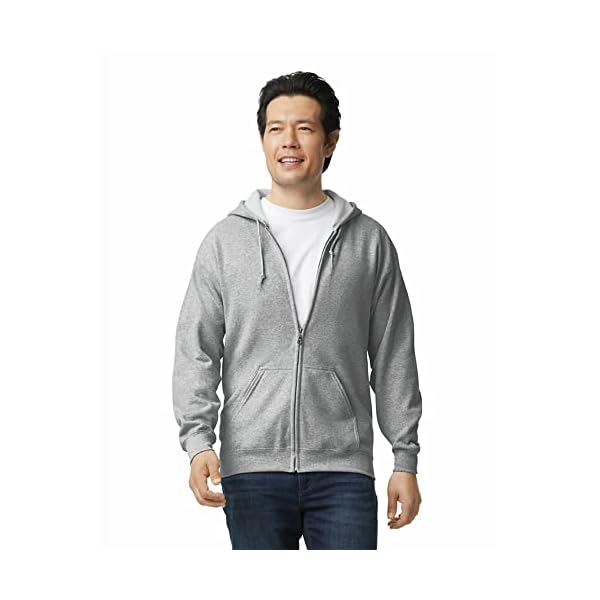 Gildan-Adult-Fleece-Zip-Hooded-Sweatshirt-Style-G18600