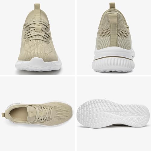 Image of Slow Man Mens Walking Sneakers Wide Width Slip on Tennis Shoes,Lightweight Breathable Running Shoes,Ideal for Athletic Workout Gym Jogging and Casual Wear