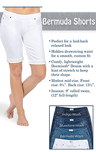Image of PajamaJeans Bermuda Shorts for Women - Denim Shorts for Women