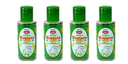 Bakson's Sunny Arnica Montana Hair Oil With JAC - 100ml (Pack of 4) by Baksons