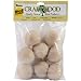 Darice 9119-29 Big Value Unfinished Wood Ball Knob, Natural, 1-1/2-Inch