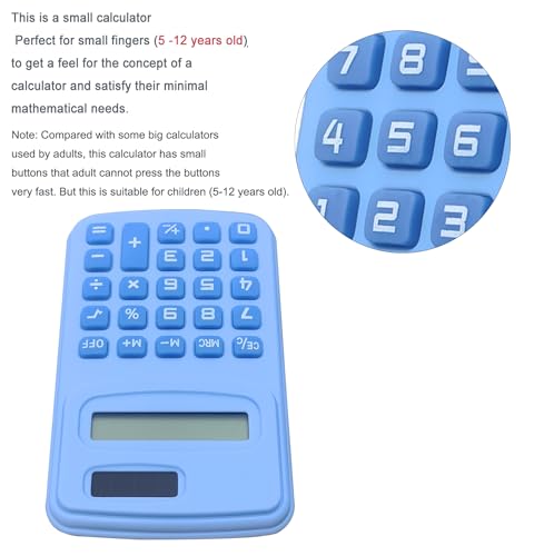BESTWYA Basic Calculator 8 Digit Silicone Button Desktop Calculator の商品画像 5