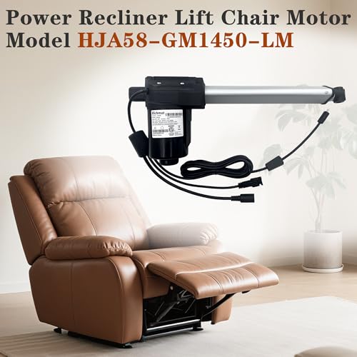 Image of Lift Chair Richmat Motor HJA58 Replacing GM1450-LM Linear Actuator