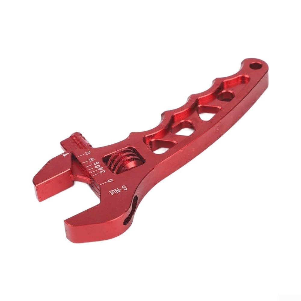 Chiavi, Chiave for Tubi In Alluminio - Comoda Blu Nera Rossa 175 Mm