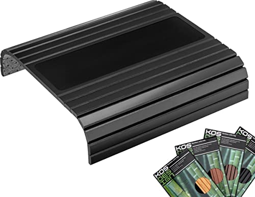 Table d'Accoudoir en Bambou - Protection Antidérapante et Flexible - Tablette Durable et Élégante - Plateau pour Boissons (Noir)