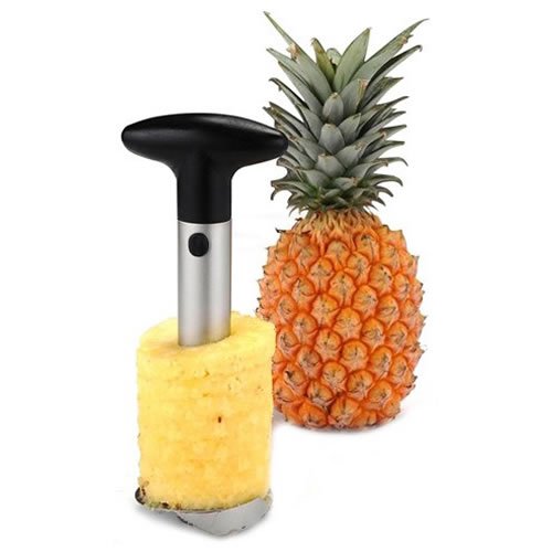 Silicone Gold Sg3113 Extractor Y Pelador De Piña, Acero Inoxidable, Plateado, 28X7X7 Cm