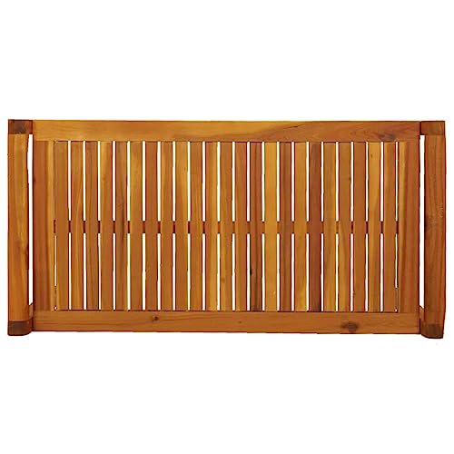Mokuyary Couchtisch 100x50x50 cm Massivholz Akazie, Wohnzimmertisch Couch Tisch für Wohnzimmer, Büro, Kleine Räume Sofatisch – Bild 7