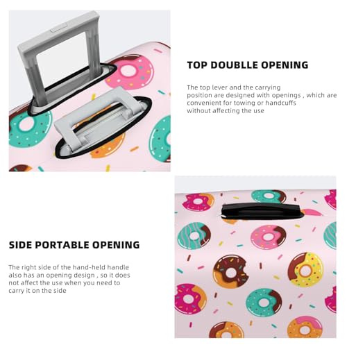 Travel Luggage Cover - Donut Washable Suitcase Covers Protector Fits 18-32 Inch Luggage3