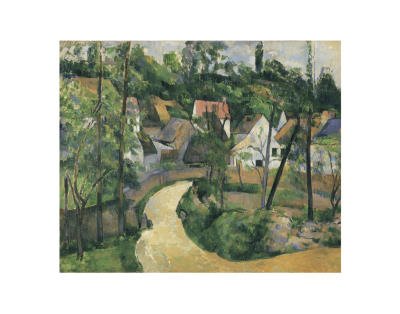 Turn in the Road c 1881 Art Print Fine Art Poster Print by Paul C zanne 14x11