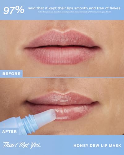 Then I Met You Honey Dew Lip Mask, Nourishing & Moisturizing Lip Mask & Exfoliating Balm with Honeydew, Squalane plus Honey Extract, 0.5 oz - Image 4