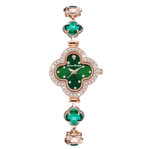 ♥【Miglior regalo】 - Questo orologio da quarzo analogico da donna ha una bellissima scatola regalo che è perfetta come regalo per tua madre, moglie, fidanzata, sorella, figlia e altre amiche a Natale, Halloween, Ringraziamento, Capodanno, Birthday, Mother's Giorno, laurea, San Valentino.