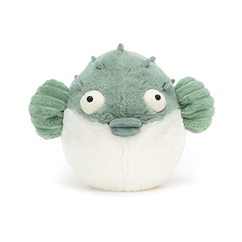 Jellycat Pacey Pufferfish Stuffed Animal, 7 inches - Ocean & Sea Plush Toy - Classic Children's Gift - Image 5