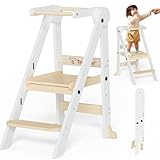 Foldable Toddler Kitchen Stool Helper, Toddler...