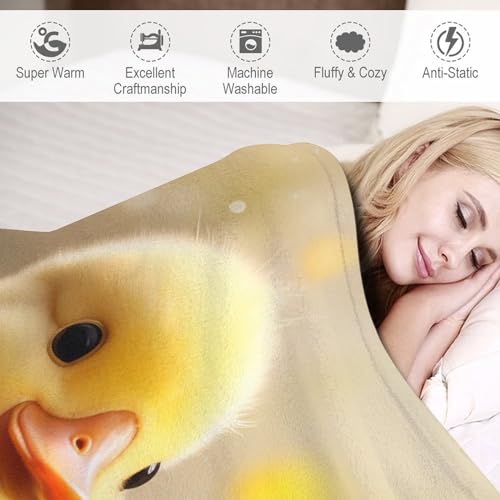 Manta de franela de forro polar Little Yellow gris 180x200 cm para sofa y salon 5