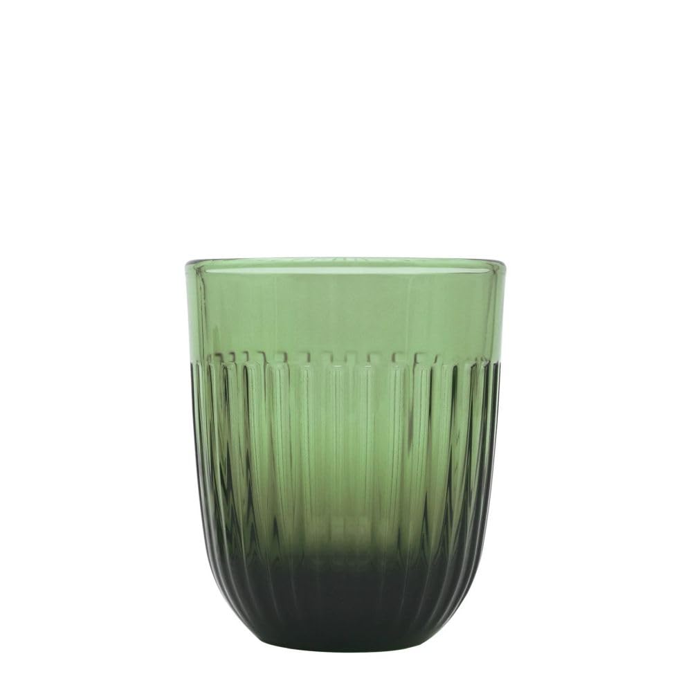 Gobelets à Eau Ouessant Vert Olive La Rochère 26 cl - Lot de 6 Verres Table Chic