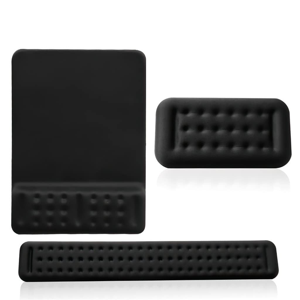 Pad Memory Cotton Wrist Pad Keyboard Pads Ergonomic Design Non Slip for Office Home PC Laptop Portable