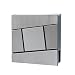 Produktbild HENGMEI Design Briefkasten mit Zeitungsrolle Postkasten Wandbriefkasten Mailbox Groß Zeitungsfach Edelstahl pulverbeschichtet, Silber (H Modell)