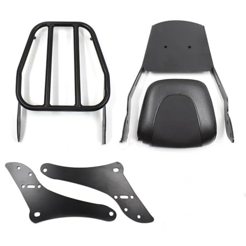 Sissy bar amovible Rebel 500 avec porte-bagages arrière pour sécuriser vos bagages et votre passager
