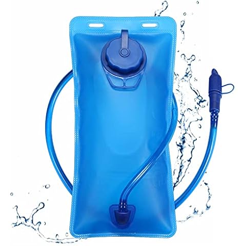 BBAIYULE hydration bladder 2l with BPA free,Upgraded Leak Proof Water Bladder,2 Litre Water Reservoir for cycling running biking hiking Cover