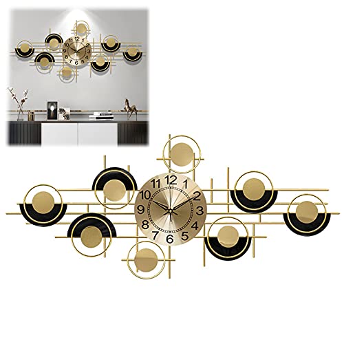 Grandes montres murales de décoration métal 3D salon moderne