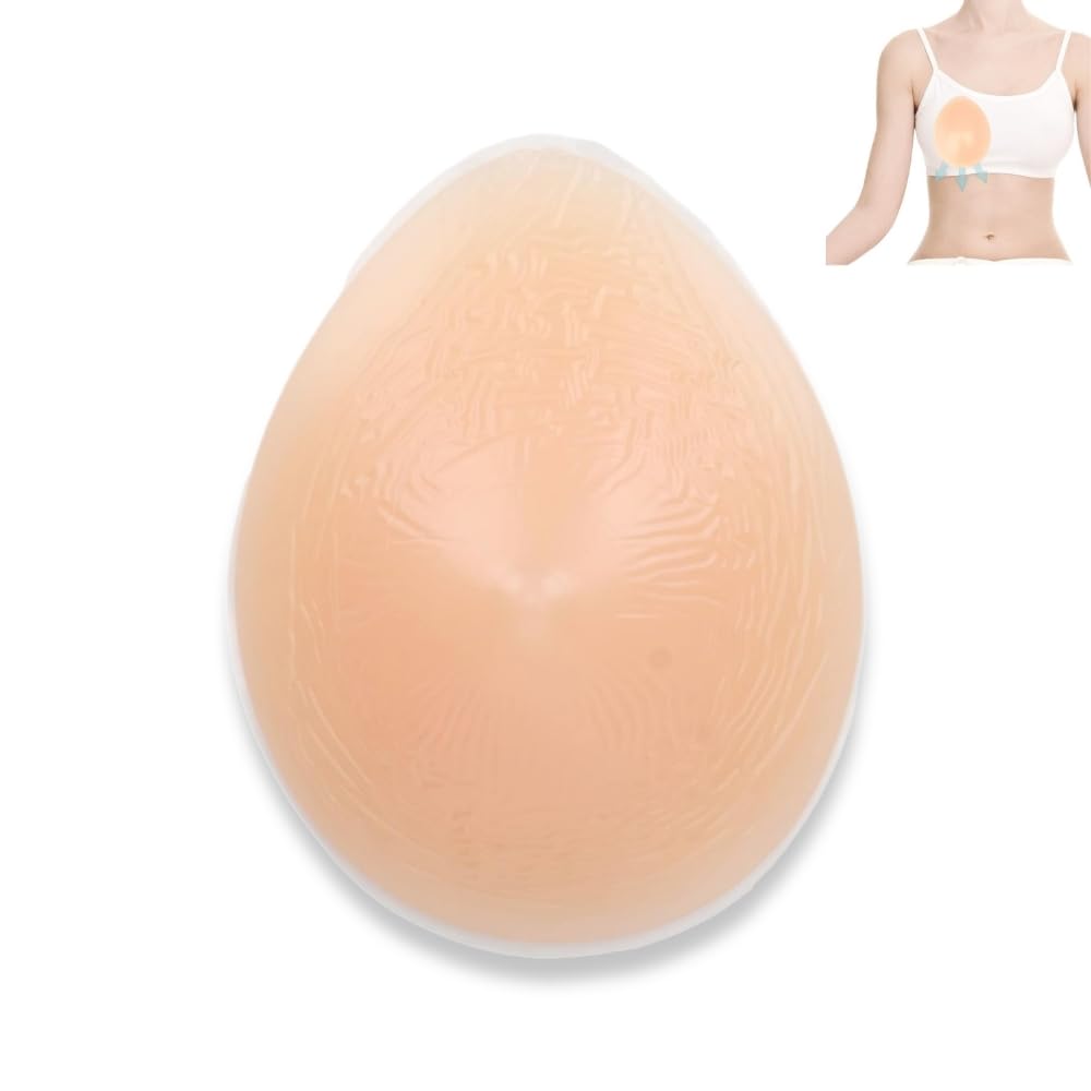 Autoadhesivo Crossdress Travesti Bra Enhancer, Prótesis de Mastectomía con Forma de Seno de Silicona, Prótesis de Seno con Forma de Seno de Silicona para Mastectomía (400g)