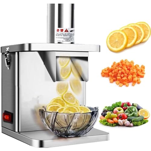 Picadora eléctrica comercial de vegetales acero inoxidable