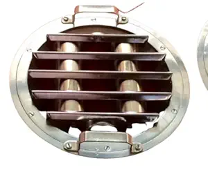 SMP Magnetic Hopper Grills | 6 inch Magnetic Grill | Magnetic Grill Hopper | Hopper Magnetic, Silver (SMPMG06)