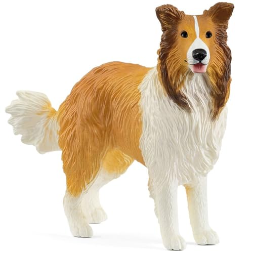 Schleich Farm World - Collie Toy Dog Figurine - Kids Ages 3+ | 13998